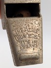 Vintage Acme Thunderer Whistle Made In England Metal Pea Whistle W  Tarnish 