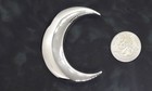Large Crescent Moon Concho   Conchos 2 x 2 3 8  Two Count - Chrome - Fantasy