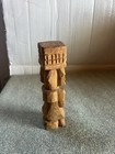 Wooden Carved Tiki Style Figurine Statue