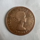 1967 One Penny Coin Rare Queen Elizabeth Collectable Good Condition  