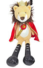Fao Schwarz Glow Brights Nutcracker Lion Plush Christmas Ballet Glitter Velvet