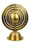 Decorative Hanging   Standing Solid Antique Brushed Brass Armillary Sphere      