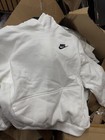 Nike Kids Hoodie Size Lg White Nwt