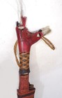 Dayak Mandau Sword In Sheath - Borneo - 23  Fine Blade - 29 5 8  Overall Length
