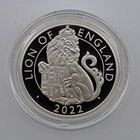 2022 Royal Tudor Beasts Lion Of England 1oz Silver Proof Ogp Coa   2 Uk