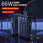 50000mah Portable Fast External Power Bank Backup Battery Charger For Cell Phone