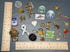 Lot Of 30 Varying Vintage Pins  Olympics  Nasa  Avon  Random I175