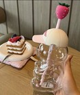 2026starbucks Bearista Bear Cup Tumblers Strawberry Topper Baseball Cap 600ml