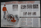 1971 Bachtold Brothers Forrest Il  walk Behind Weeder Mower  Sales Brochure Rare