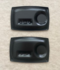 John Deere Dealership Advertising Black Metal Ashtrays Lot Of 2 Very Rare