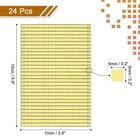 14400 Pcs Glass Mirrors Disco Ball Tiles Self-adhesive Gold Mosaic Tiles 5x5mm