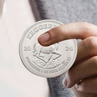 New    2024 Krugerrand Silver 1 Oz 999 Silver Coin 1 Rand South Africa 999  