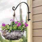 2x Plant Hanger Bracket Heavy Duty Wall Hook Hanging Flower Pot Baskets 16 Inch