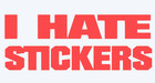 I Hate Stickers Funny Diecut Vinyl Window Decal Sticker Car Truck Suv Jdm Bumper