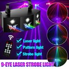 9 Eyes Laser Projector Led Rgb Dmx Strobe Stage Light Dj Disco Party Lighting