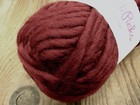 Knit Picks Tuff Puff Wool Roving Yarn Pomegranate Super Bulky 44 Yd Skein