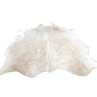 Premium Genuine White Cowhide Rug Natural Hair On Hide Leather Area Rug