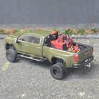 Custom 1 64 Greenlight 2022 Gmc Sierra 3500 Lifted Dually Work Truck