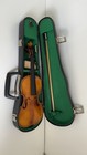 Antique Vtg Violin W  Bow Rosin Extras   Case West Germany Needs Restrung Small