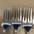 Vintage Oneida Hotel Silver Plate Set Of 6 Salad Forks Flatware