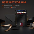 Slim Wallet Id Minimalist Front Pocket Rfid Blocking Leather Wallets For Men
