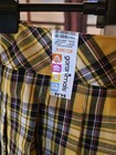 Garanimals Girls Plaid Pleated Skirt 4t Cotton Short Button Casual Yellow