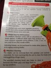 Brieftons Nextgen Spiralizer Green Manual 4 Blades Cleaning Brush
