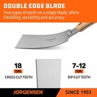 Jorgensen Japanese Pull Saw Ryoba 7 Inch Pro Double Edge 18tpi 7-12tpi Sk5 Blade