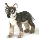 Hansa Child Wolf No 5467 Real Plush Toy From Japan  new 
