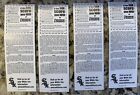 2007 Chicago White Sox Mark Buehrle No Hitter Full Unused Ticket Stub Chicago