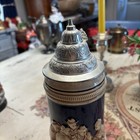 Vintage 1920-1930 Thewalt Germany German Lidded Beer Stein Large 1 5 Liter Siz