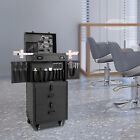 Modern Makeup Case Trolley Muti-layer Rolling Makeup Train Case Salon Organizer