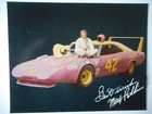 Marty Robbins Signed 1970  42 Dodge Superbird Htf Nascar 5x7 Postcard