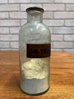 Antique Cm  Tracca  Pv Apothecary Pharmacy Medicine Glass Bottle W  Label
