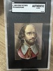William Shakespeare   1888 Scrap Pictures   rare   sgc Authentic   pop 1   only 2 Higher 
