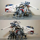 Brick Star Wars Republic Brick Dropship With At-ot Walker Building 1758 Pcs