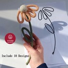 Bofun Knitted Wire Art Craft Kit For Teens   Adult Women Small To Medium  Love