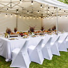 10-100x White Stretch Spandex Universal Chair Covers Wedding Party Dining Decor