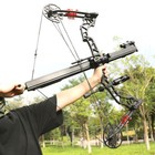 Archery Rapid Bow Shooter Launcher 6 Arrows Laser Compound Recurve Bow Hunting