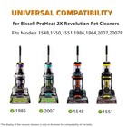  Replacement Belts For Bissell Proheat 2x Revolution Pet Pro Carpet Cleaner 