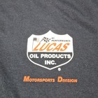 Vintage Lucas Oil Motor Division Sports T Shirt Size M 2 Sided Graphic Tee