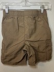 Old Navy Nylon Board Shorts Boys L  10-12  Cargo Pockets Sand