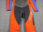 O neill Reactor 3 2mm Full Wetsuit Mens Medium Black Red Blue Surf Swim Suit