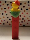 Vintage Rare 1970s Chick In Green Egg Red Hat No Feet Pez Dispenser Made Austria