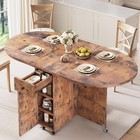 51   31 5   30   Folding Dining Table For 4 Kitchen Dining Room Dinnertable