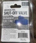 In Line Fuel Shut Off Valve 1 4  Inch Barbed Nipples Ends On Off 90 Degree 7118