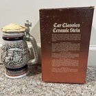 Vintage  1979  Avon Ceramic Car Classics Beer Stein 9  Tall W   Trazarra Cologne