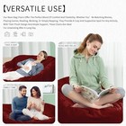 Bean Bag Chair For Adults 6ft soft 6ft-71x71x26in   capacity  4-5 People    Claret