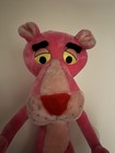 Vintage 1980 Pink Panther Jumbo Plush Stuffed Mighty Star Posable Arms Legs 42   