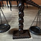 Vintage Wooden Scales Of Justice  Scales 16l   x 15h    X 5w    Made In Spain